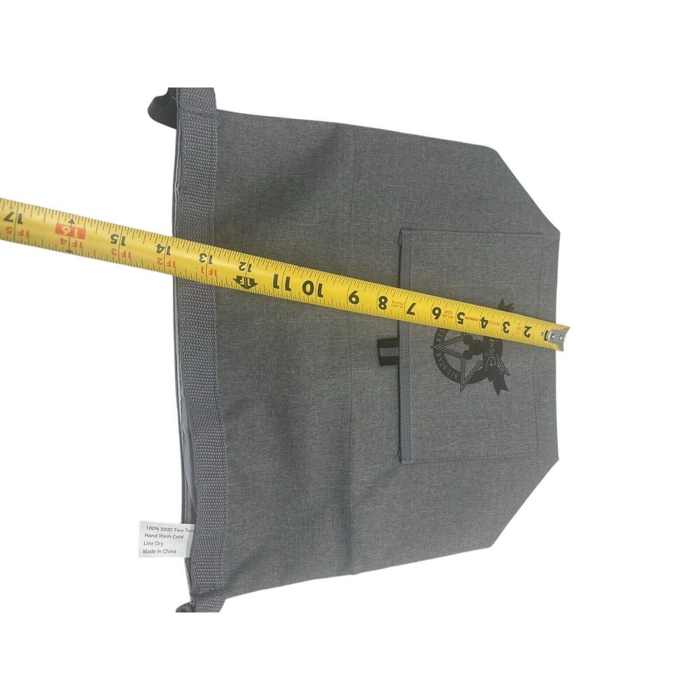 Genuine Disney's All-Star Resort Grey w/ Black Logo Travel Cooler Bag - Picture 8 of 12